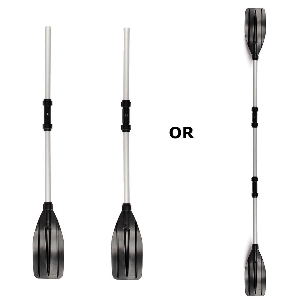 1 Pair Aluminum Alloy Detachable Afloat Kayak Oars Paddles Boat Rafting
