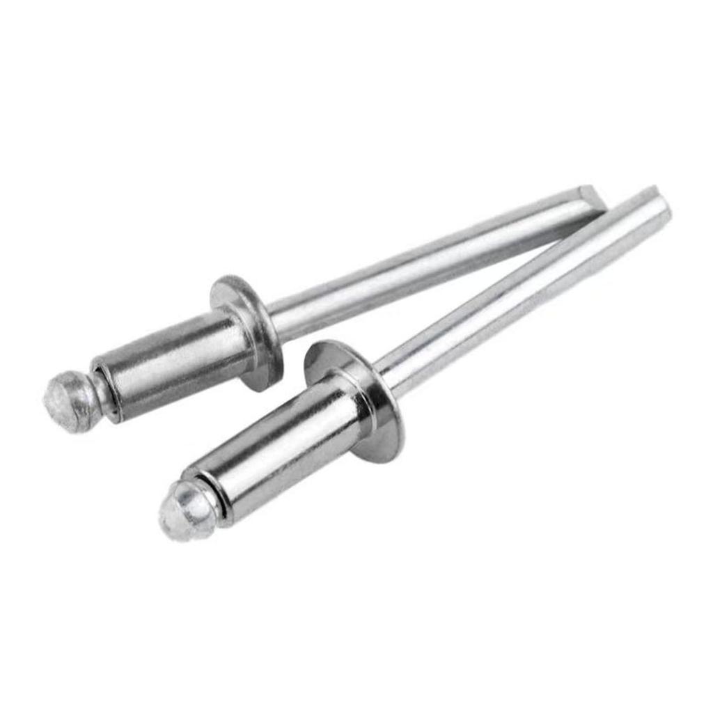 Aluminum Blind Rivets & Nuts - Black Round Head, Extended Shank, M4/M5/M6