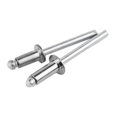 Aluminium-Blindnieten & -Muttern - Schwarz, Rundkopf, Verlängerter Schaft, M4/M5/M6