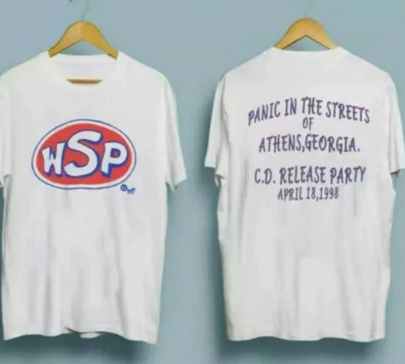 90s Widespread Panic In The Streets Athens Georgia 1998 Band Shirt Unisex T-Shirt XXXXL