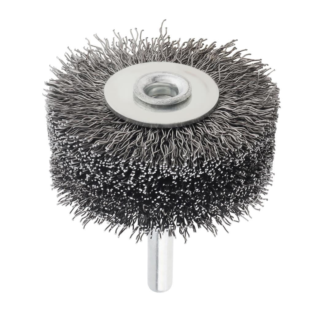2Inch 3Inch Carbon Steel Wire Wheel Brush with 1/4 Inch Shank for Drill Attachment / Power Operated Grinders / Removal Paint / Rust / Corrosion