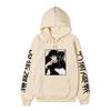 Japanese Anime Hoodie Sweatshirt Jujutsu Kaisen Satoru Gojo Anime Print Soft Fleece Warm Long Sleeve Hooded Sweatshirt