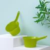 Camellia Long Handle Plastic Water Dipper