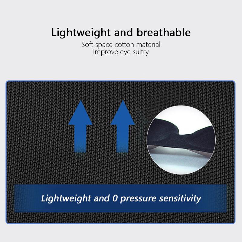Eye Mask for Sleeping 3D Contoured Cup Sleep Mask Blindfold Concave Molded Night Sleep Mask Block Out Light with Women Men