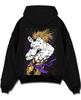 Dio Hoodie JoJo’s Bizarre Adventure Villain Retro Art Hoodie Black Printed Men Women Sweatshirt Oversized Pullover Tracksuit Female Male Clothing