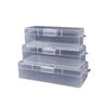 Quadratische transparente Aufbewahrungsbox, transparente Kleinigkeiten-Organizer-Verpackungsboxen