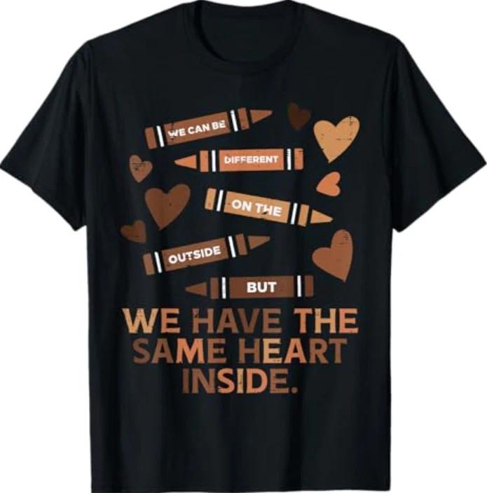 Same Heart Black History Month African American Women T-Shirt Small M