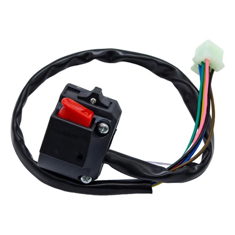 

High Temperature Resistant Motorcycle Engine Cut Off & Light Activation Switch Waterproof for Customization Enthusiasts 1