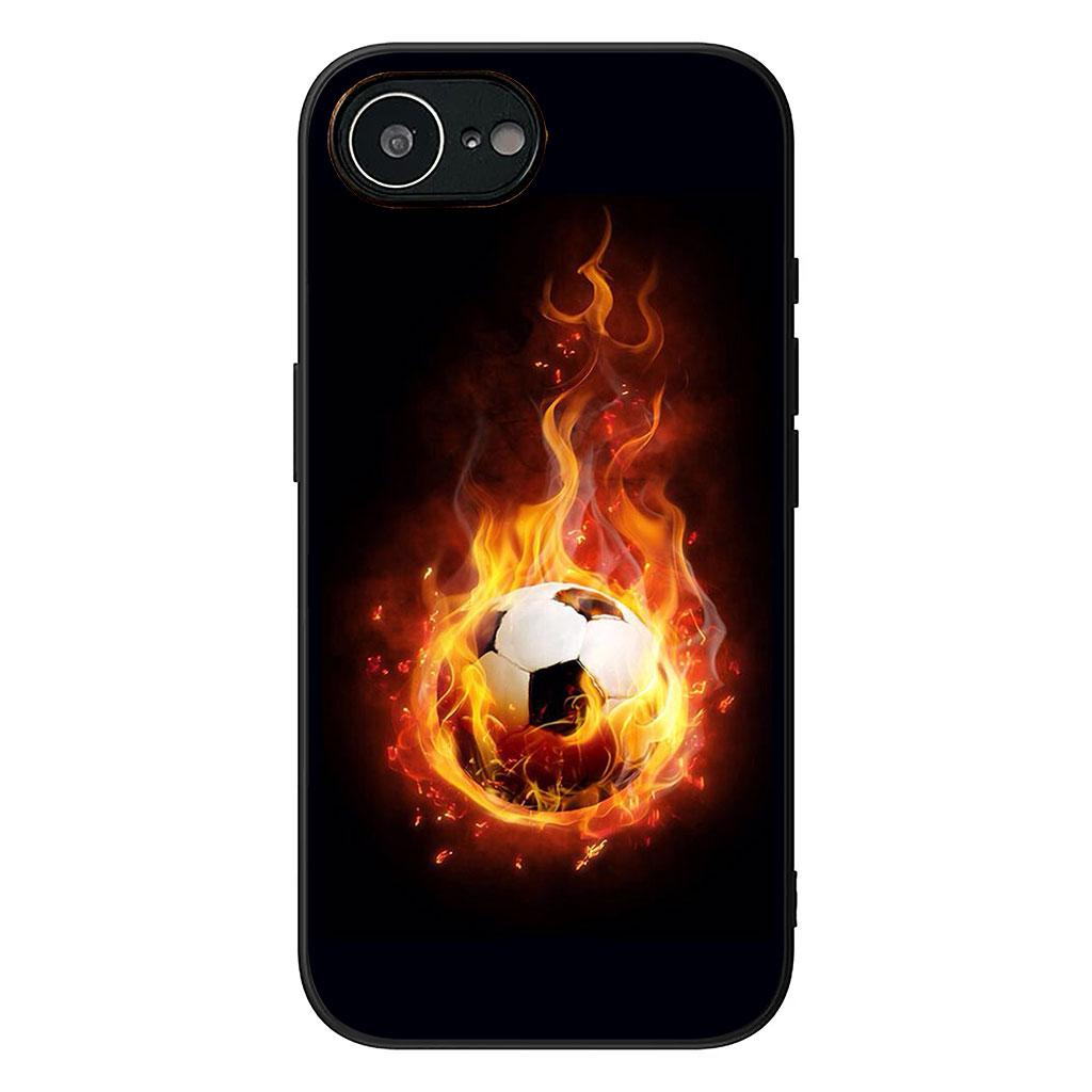 Football Sports Soccer Phone Cover Case for Apple iPhone 16 15 14 Plus 13 12 Mini 17 Pro Max + ProMax 16E Air 16+ Casing