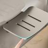 New U-shaped Soap Dish Aluminum Alloy Soap Rack Holder With Drain Bathroom Wall Mounted Soap Dish Soap Box Organizer Accessories