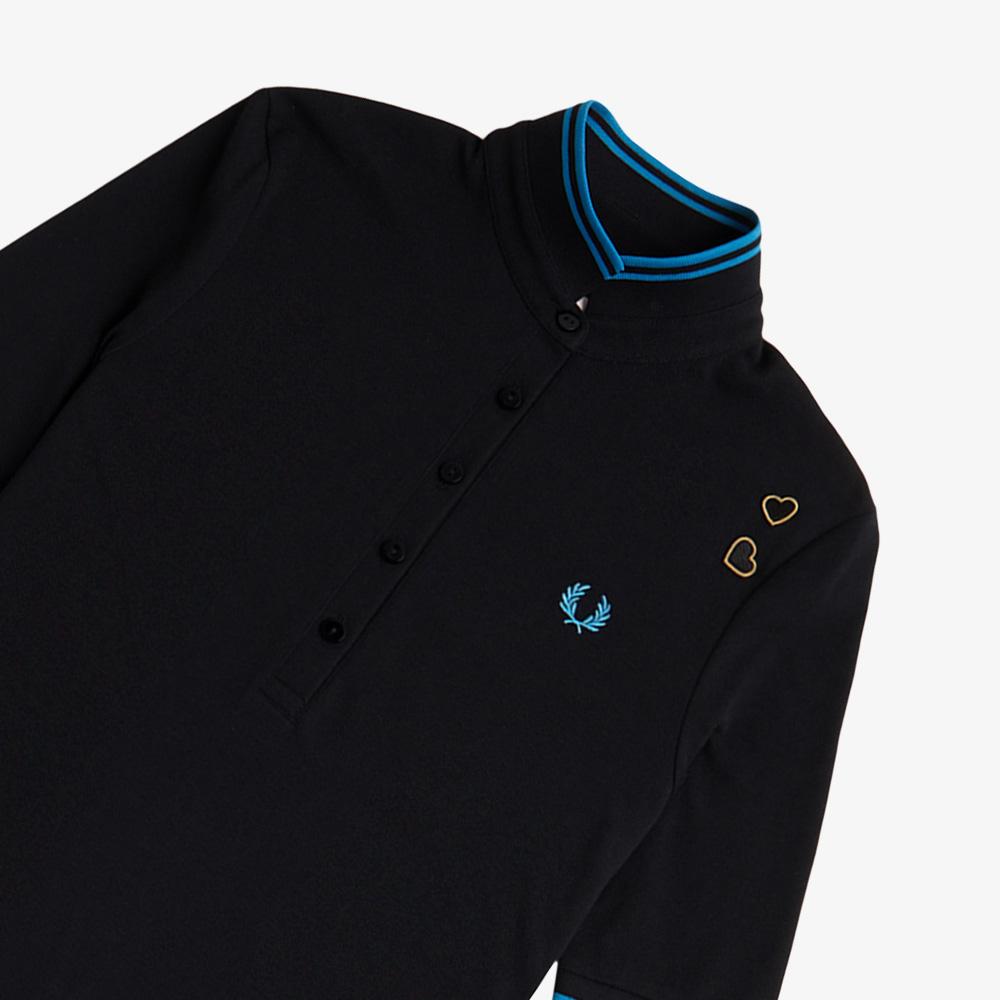 Fred Perry [Amy Winehouse] Tipped Pique Dress (102) Afpf2417104-102
