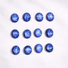 Blue Star Sapphire Cabochon Lot 9x7mm Oval – Natural Star Sapphire Gemstones for Jewelry Making