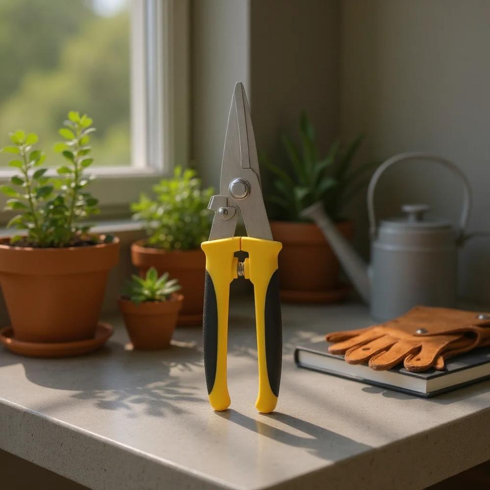 Professionelle Gartenschere aus Stahl, Mehrzweck-Metallschneiderwerkzeug für Heimwerker, Basteln & Hausreparaturen, Ideale Geschenkidee