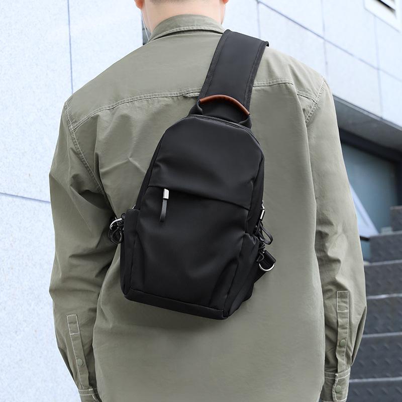 Chest Bag Backpack Large Capacity Casual Fanny Pack Shoulder Bag Sports Messenger Bag Men'S Bag