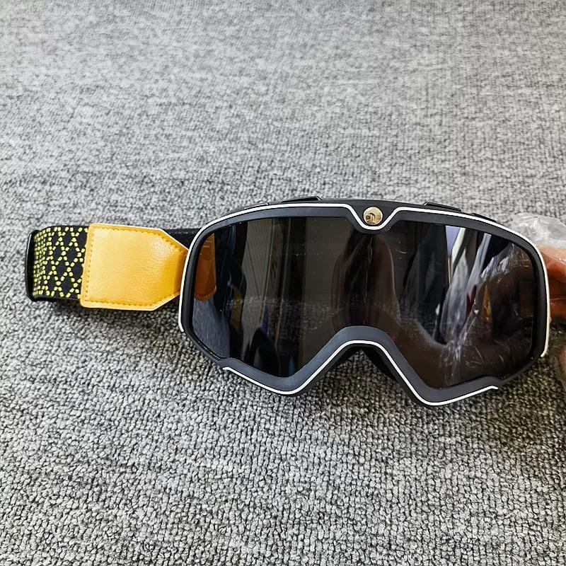 Motorcycle personalized glasses ski goggles men and women retro off-road riding locomotive windproof sand helmet goggles