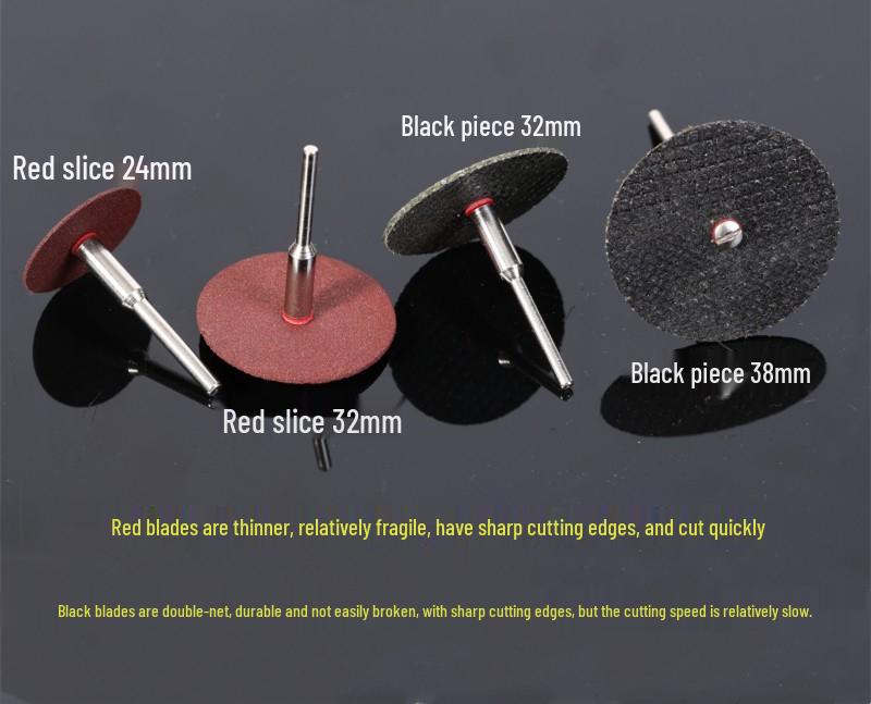 Small Resin Cutting Disc for Metal - Double Mesh Saw Blade & Mini Grinding Wheel