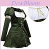 Mittelalterliches Mädchenkleid Cosplay Kostüm Aus Polyesterstoff Für Halloween-Partys
