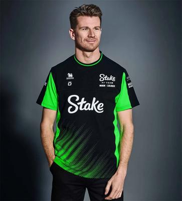 Stake 2025 Nico Hulkenberg Gabriel Bortoleto F1 Teamwear T-Shirt Men Summer Women Short Sleeve Tops Shirts Children