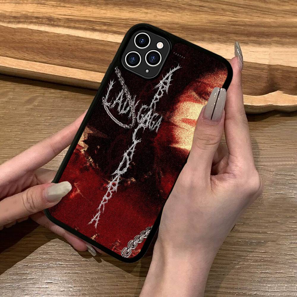 

Чехол для телефона Lady Gaga Альбомы Беспроводная зарядка PC+TPU Для IPhone 11 12 13 14 15 16 17 Pro Max Plus Чехол iPhone 16pro max