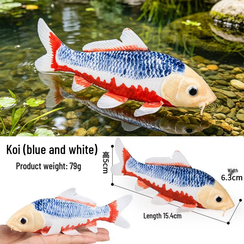 Ocean Wildlife Simulation Toy Set: Sea Turtle, Shark, Whale, Sea Lion, Tiger Shark, Manta Ray, Seal, Grouper.