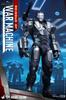 Movie Masterpiece DIECAST Iron Man 2 War Machine Scale Figure Silver [Re-release] 1/6