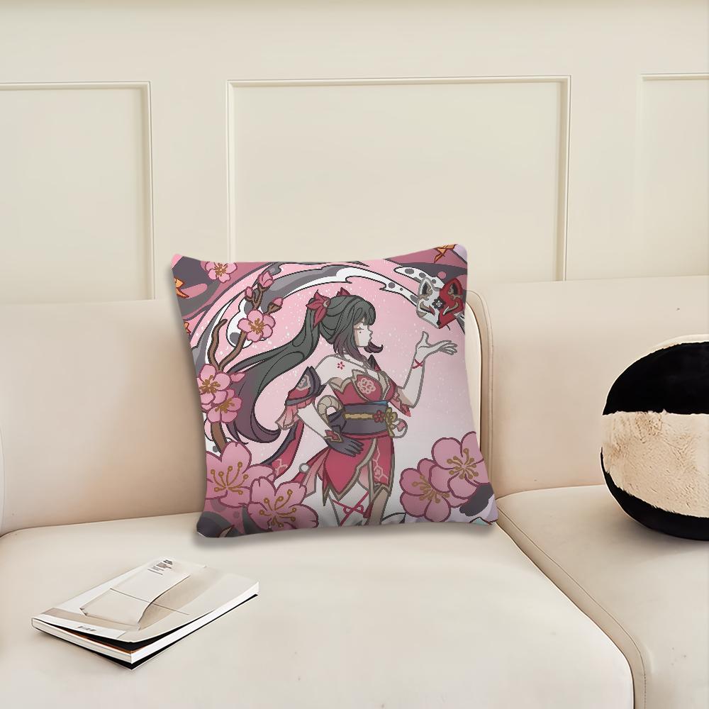 Game Honkai Star Rail cushion cover Pillow Cover Decoration Room Home Sofa living Office Car Nordic Simplicity