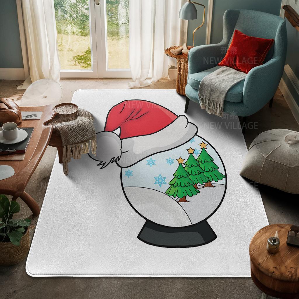 House entrance carpet Home door mat Living Room Bath Foot bathroom non-slip water absorption rugs bath Merry Christmas winter