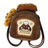 Cartoon Dog Backpack For Women With Pu Material Portable Storage For Daily Use