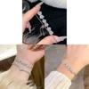 Summer 2024 Trendy Butterfly Shape Hand Chain With Zircon Accents For Ladies
