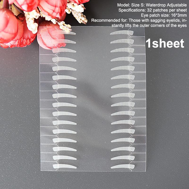 32Pcs/Sheet Double Eyelid Tape Ultra Stay Beautiful Eyes Invisible Waterproof Eye Big Eyes Makeup Tools Beginner Friendly