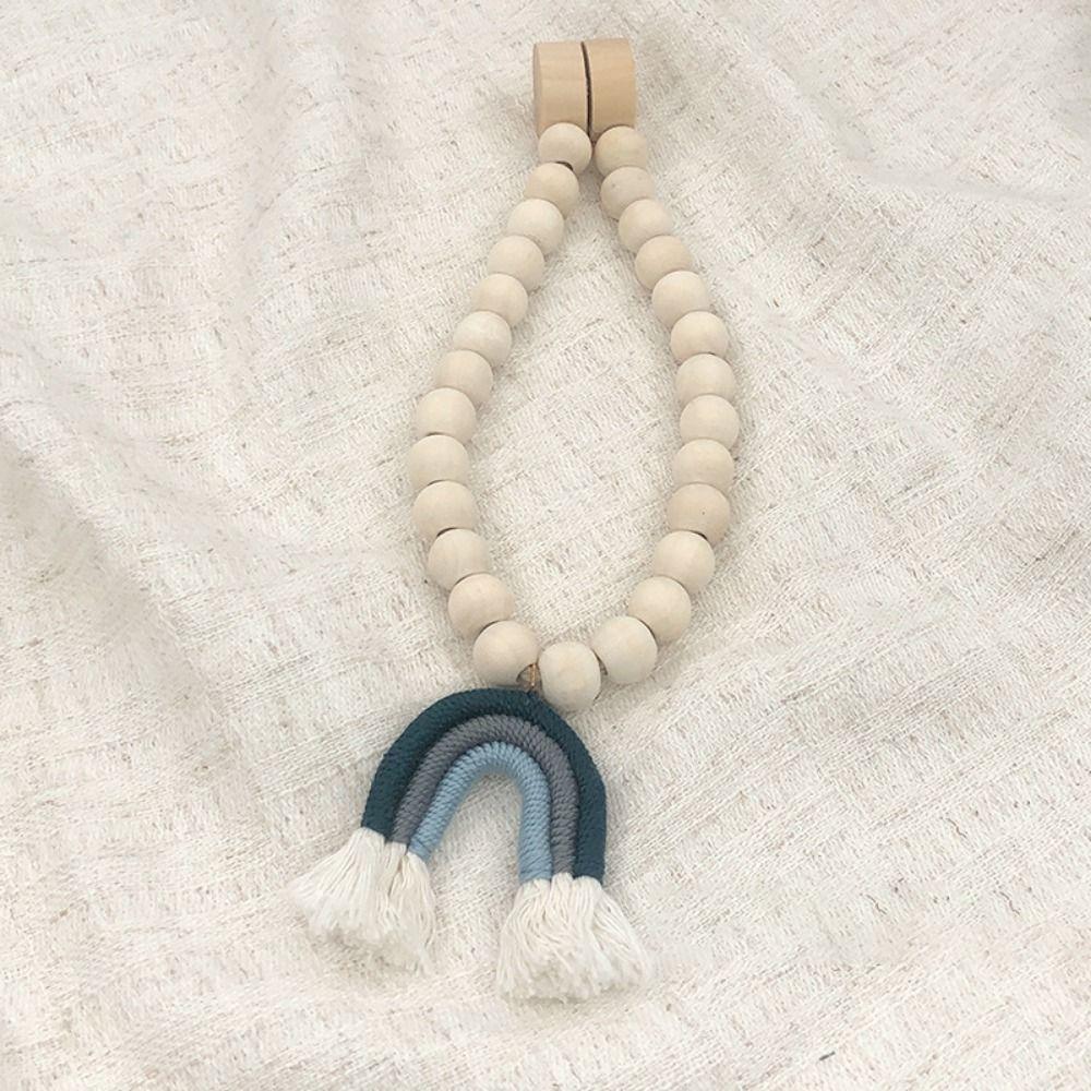 

Corrosion-resistant Wooden Beads Curtain Buckle Bead Curtain Tiebacks Drape Decor