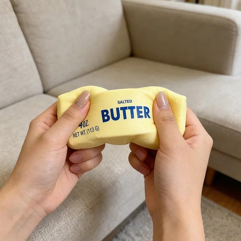 New Butter Stick Squishy Toy Slow Rising Squeeze Toy Butter Bar Brick Squishy Fidget Toy Anti Stress Release Hand Relax Gift Toy