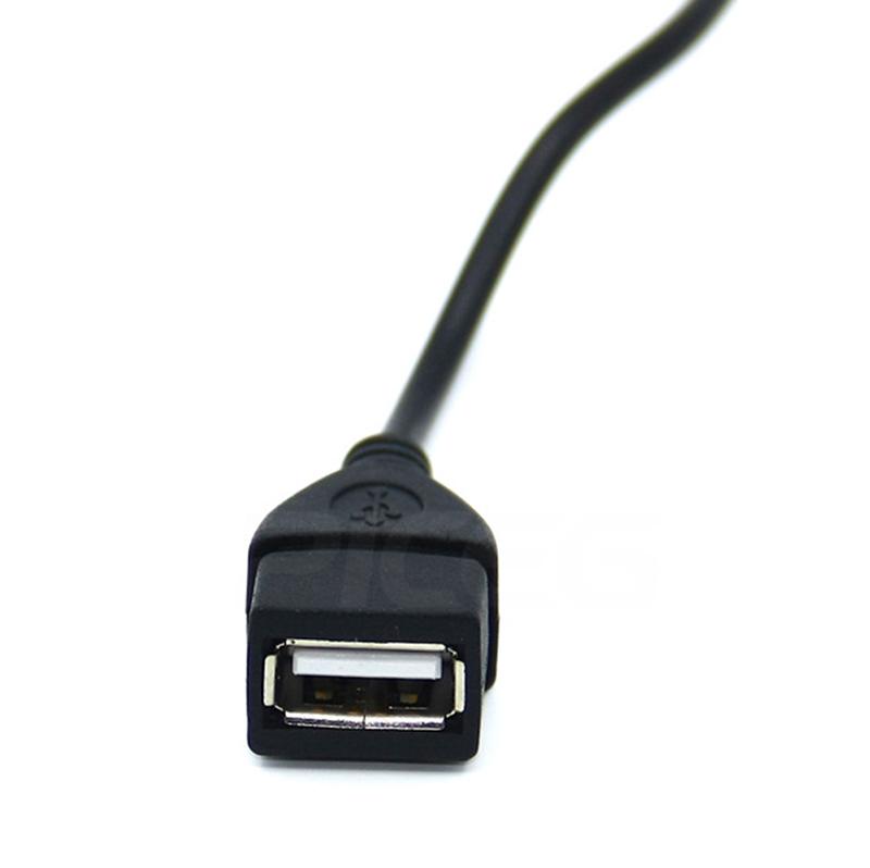 0.2 M 3.5Mm Male Audio Aux Jack To Usb 2.0 Type A Female Otg Converter Plug