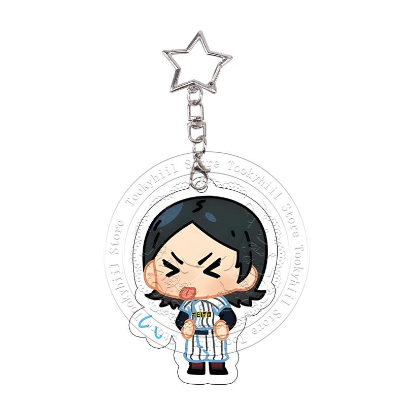 40 Styles Ace of Diamond Acrylic Keychain Chibi Cartoon Characters Eijun Sawamura Kazuya Miyuki Satoru Furuya Backpack Charm
