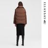 ELLASSAY Women's Knit Collar Goose Down Jacket