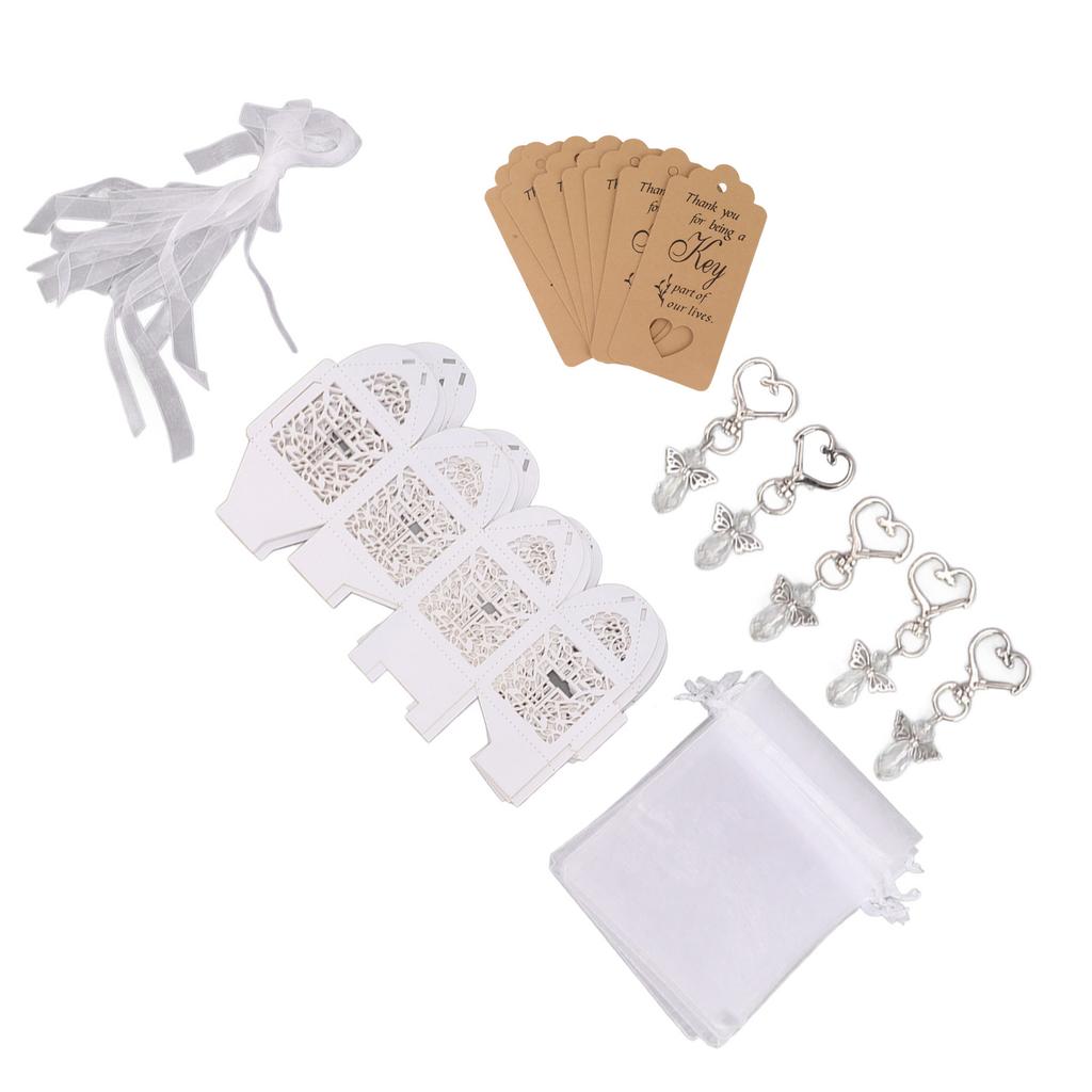 24 ks Andělských přívěsků na klíče jako pozornost pro hosty Roztomilý andělský dárek pro hosty Miminko Dárky na svatební hostinu