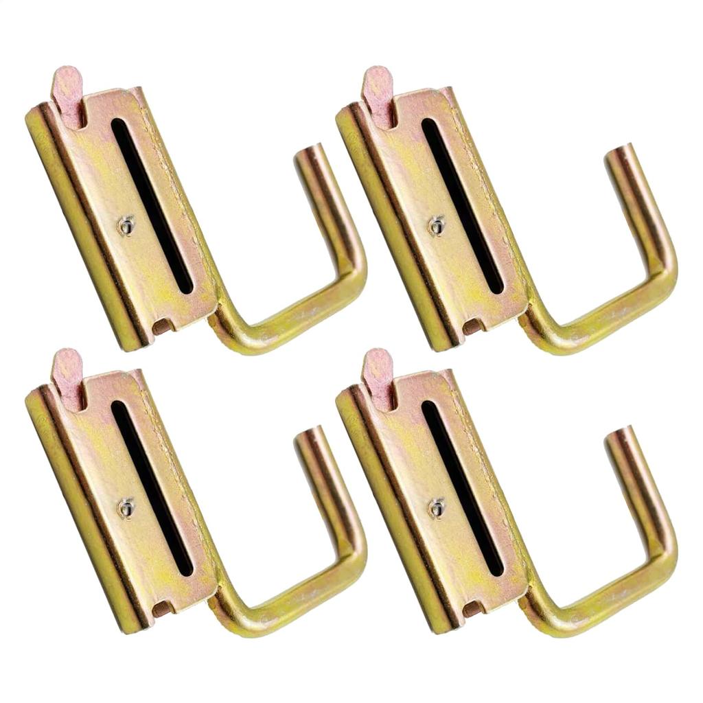 4pcs E-Truck J Hooks - Galvanized E-Truck Tool Holder Set,