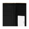 COACH Zip Around Leather Circumferential Zip Closure Wallet Card Holder Medium Women's Pure Black C4124-IMBLK