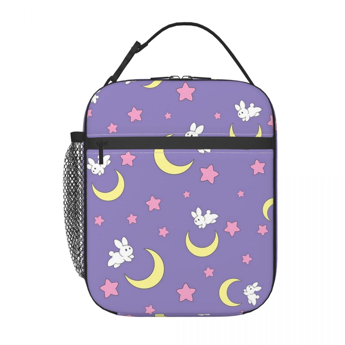 Rabbit Of The Moon Insulated Lunch Bag for Women Kids Portable Food Boxes Thermal Lunch Box Tote One Size