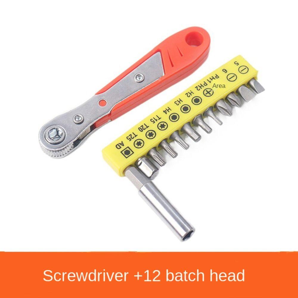 36-tooth Two-way Screwdriver Mini Right Angle Screwdriver New Ratchet Screwdriver  Home