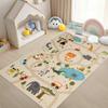 Cartoon Runway Carpet Parking Lot Road Game Floor Mat Household Non-Slip Dirt Resistant and Easy To Manage Foot Mat