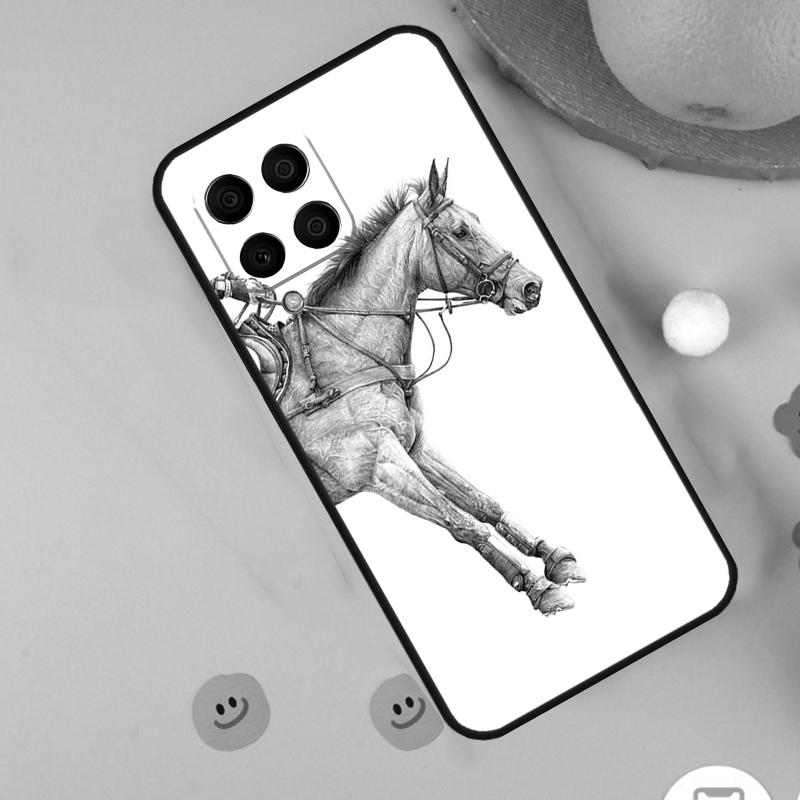 Horse Sketch Case For Samsung Galaxy M15 M35 M55 M11 M14 M34 M54 M31 M13 M53 M51 M12 M32 M52 M16 M36 M56