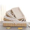 Cesto decorativo per ingresso Cesto portaoggetti intrecciato Scatola organizer per giocattoli cosmetici libri piccoli oggetti Cestino in corda di carta intrecciata
