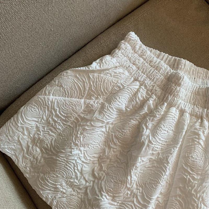 Женские повседневные широкие шорты — фото 5