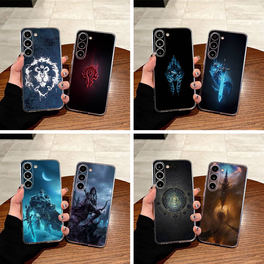 W-O-W-World- of -Warcraft Phone Case For Samsung Galaxy A71,A70,A52,A51,A40,A30 Transparent Cover
