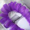 Color Medium Floating Feathers Cloth Edge Goose Feather Cloth Strip Diy Skirt Shawl Performance Clothes Wings Decoration Feather Lamp Material