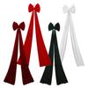 6.6 Ft Extra Large Christmas Bow Seasonal Decorations Big Tree Topper Velvet Bow Rustic Christmas Decor For Home Wall Stairs