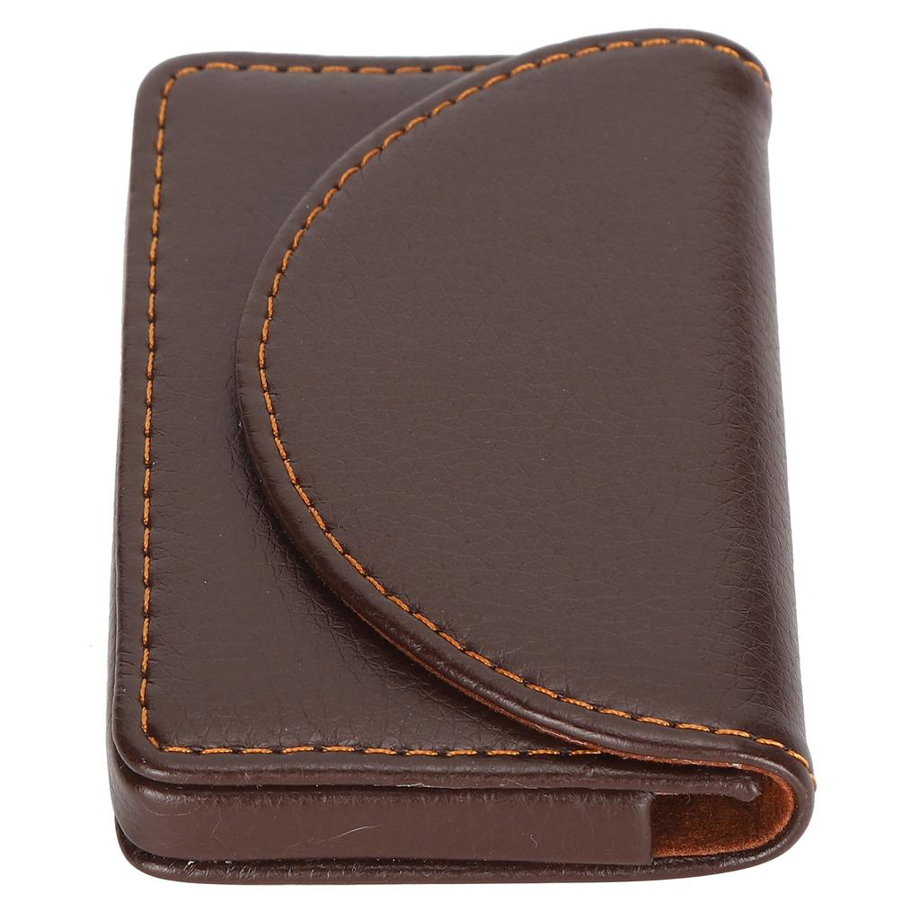 Business Name Card Case PU Leather Holder Organizer Gifts for Traveling Business
