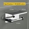 JINGRUIXIANG RVS 304 Toiletrolhouder met Telefoonplank