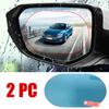 Anti Fog Car Sticker Car Mirror Window Clear Film Car Rearview Mirror Protective Film Waterproof  2 Pcs/Set